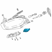 OEM 2015 Dodge Dart BALLAST-HEADLAMP Diagram - 68189409AA