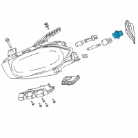 OEM 2015 Dodge Dart Socket-Park And Turn Signal Diagram - 68186725AB