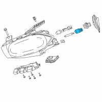 OEM 2014 Dodge Dart Bulb Diagram - L07442NALL