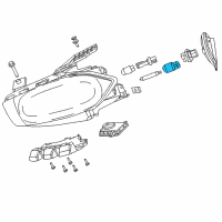 OEM 2013 Dodge Dart Bulb Diagram - L07442NALL