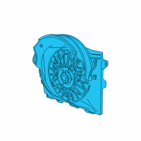 OEM Lincoln Town Car Fan Module Diagram - 3W1Z-8C607-BD