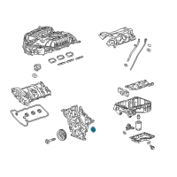 OEM Cadillac XT5 Front Seal Diagram - 12654010