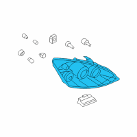 OEM 2006 Ford Focus Composite Assembly Diagram - 2M5Z-13008-HC