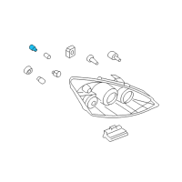 OEM 2004 Ford Focus Socket Diagram - 2M5Z-13K371-CA