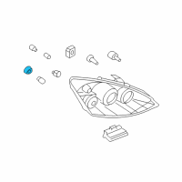 OEM 2002 Ford Focus Socket Diagram - 2M5Z-13K371-EA