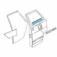 OEM Dodge B150 WEATHERSTRIP-Front Door Diagram - 4161675