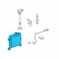 OEM 2003 Honda S2000 Control Module, Engine Diagram - 37820-PCX-A02