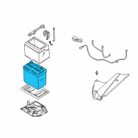 OEM 2004 Infiniti I35 Batteries Diagram - 2441038S72