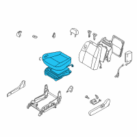 OEM 2000 Infiniti QX4 Cushion Assembly_Front Seat Diagram - 87350-1W541