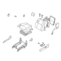 OEM 1999 Infiniti QX4 Pad-Front Seat Cushion Diagram - 87311-1W310