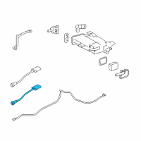 OEM 2010 Chevrolet Camaro Rear Oxygen Sensor Diagram - 12616202