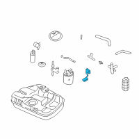 OEM Hyundai Elantra Fuel Pump Sender Assembly Diagram - 94460-2D500