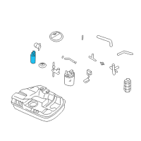 OEM 2010 Hyundai Accent Pump-Fuel Diagram - 31111-1G500