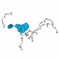 OEM 2021 BMW X5 EXCH. TURBO CHARGER Diagram - 11-65-9-502-565