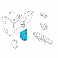OEM 2014 Infiniti QX70 Bracket-Engine Mounting, LH Diagram - 11233-1PM0A