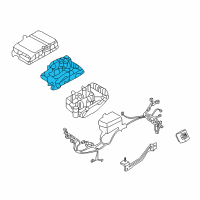 OEM 2008 Kia Optima Engine Room Junction Box Body Assembly Diagram - 919502G710