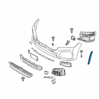 OEM 2018 BMW 740i Side Reflector Left Diagram - 63-14-7-355-805