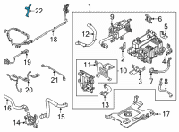 OEM 2022 Hyundai Tucson WIRING ASSY-ENG GROUND Diagram - 91861-P0010