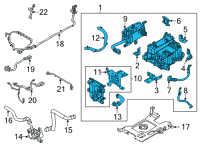 OEM Hyundai Tucson HPCU RESERVOIR MODULE Diagram - 36600-3DAJ5