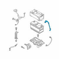 OEM 2015 Kia Sedona Battery Sensor Assembly Diagram - 37180A9550