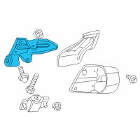 OEM Dodge Dakota Bracket-Insulator Diagram - 52058636AC