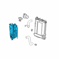 OEM Dodge Durango Bottle-COOLANT Reserve & Washer Fl Diagram - 55077465AB