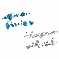 OEM Toyota Alternator Diagram - 27060-50260-84