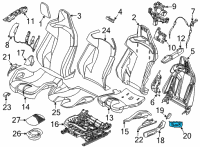 OEM BMW M440i xDrive SEAT ADJUSTMENT SWITCH, RIGH Diagram - 61-31-9-390-118