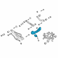 OEM 2018 Hyundai Sonata Arm Assembly-Rear Trailing Arm, LH Diagram - 55270-D5200