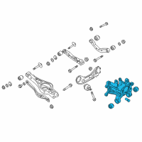 OEM 2017 Kia Cadenza Carrier Assembly-Rear Axle Diagram - 52720C2100