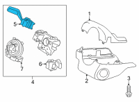 OEM 2022 Ford Bronco SWITCH ASY - DIRECTION INDICAT Diagram - M2DZ-13K359-AA