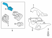 OEM Ford Bronco SWITCH ASY - DIRECTION INDICAT Diagram - M2DZ-13K359-AA