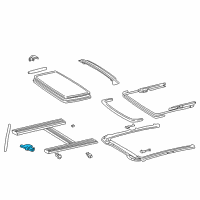 OEM 1997 Lexus ES300 Gear Sub-Assy, Sliding Roof Drive Diagram - 63260-33010