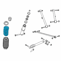 OEM 2020 Ram 2500 Spring-Rear Coil Diagram - 68349169AB