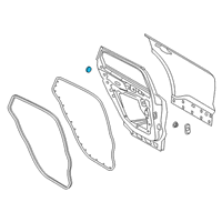 OEM 2022 Ford Maverick Door Shell Plug Diagram - -W718718-S300