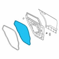 OEM Ford Escape WEATHERSTRIP Diagram - LJ6Z-7825325-A