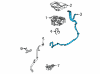 OEM 2020 Buick Encore GX Positive Cable Diagram - 42747437