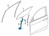 OEM 2022 Honda Civic REGULATOR, L- FR- DR Diagram - 72250-T20-A01