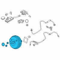 OEM 2016 Ford Transit Connect Power Booster Diagram - AV6Z-2005-B