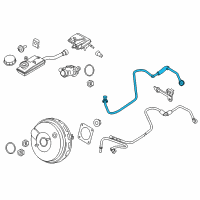 OEM 2015 Ford Transit Connect Vacuum Tube Diagram - BV6Z-2420-D