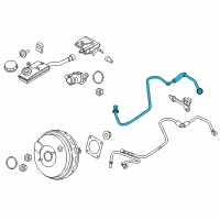 OEM 2014 Ford Transit Connect Vacuum Tube Diagram - BV6Z-2420-D