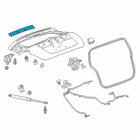 OEM 2016 Chevrolet Spark Weatherstrip Diagram - 94511494