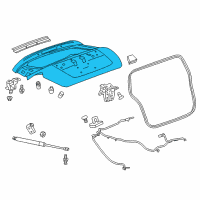 OEM 2017 Chevrolet Spark Lift Gate Diagram - 42752797