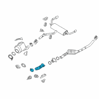 OEM 2012 BMW X5 Exhaust Pipe Diagram - 18-30-7-808-016