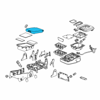 OEM 2019 Chevrolet Silverado 2500 HD Seat Cushion Diagram - 22881424