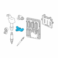 OEM Chevrolet Cruze Crankshaft Sensor Diagram - 55578624