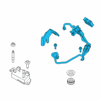 OEM 2017 Ford Transit Connect Cooler Line Diagram - DT1Z-7R081-A