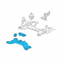 OEM 2009 Cadillac CTS Transmission Mount Diagram - 19418514