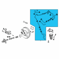 OEM 2019 Kia Sportage Hose Assembly-Brake Booster Diagram - 59130D9200