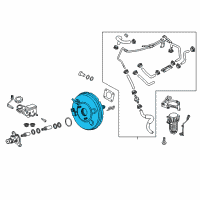 OEM 2021 Kia Sportage Booster Assembly-Brake Diagram - 59110D9200